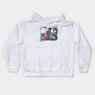 winter vacation Kids Hoodie